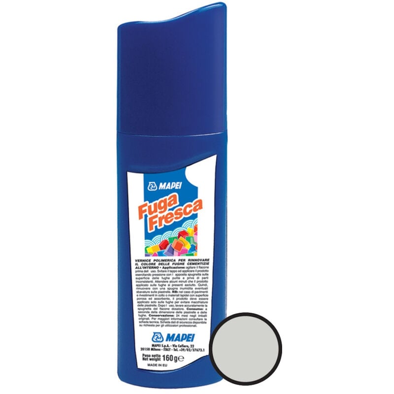 foto del prodotto mapei fuga fresca pittura a base di resina acrilica per rinnovare il colore delle fughe, grigio argento fugafresca111 