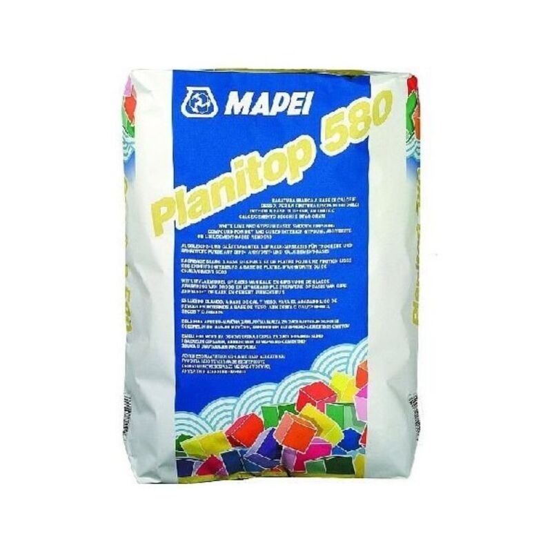 foto del prodotto mapei planitop bianco 580 sacchi da 15 kg cad set 5 pezzi