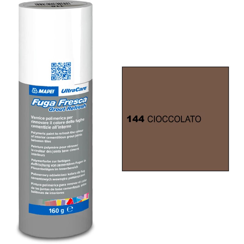 foto del prodotto mapei ultracare fuga fresca vernice rinnovo colore 160g cioccolato 144