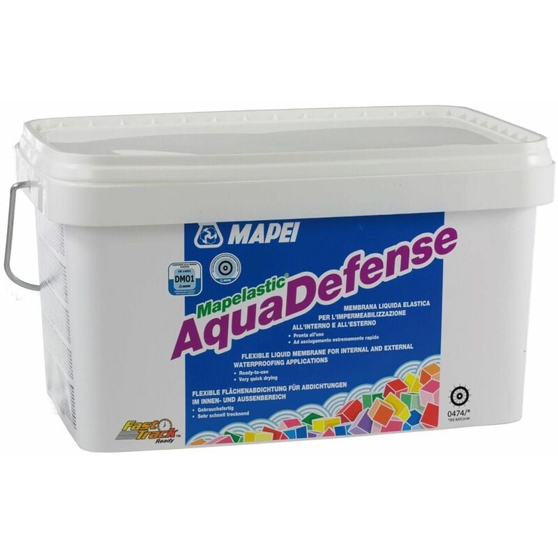 foto del prodotto mapelastic aquadefense fustino da 3,5 kg membrana liquida mapei elastica rapida