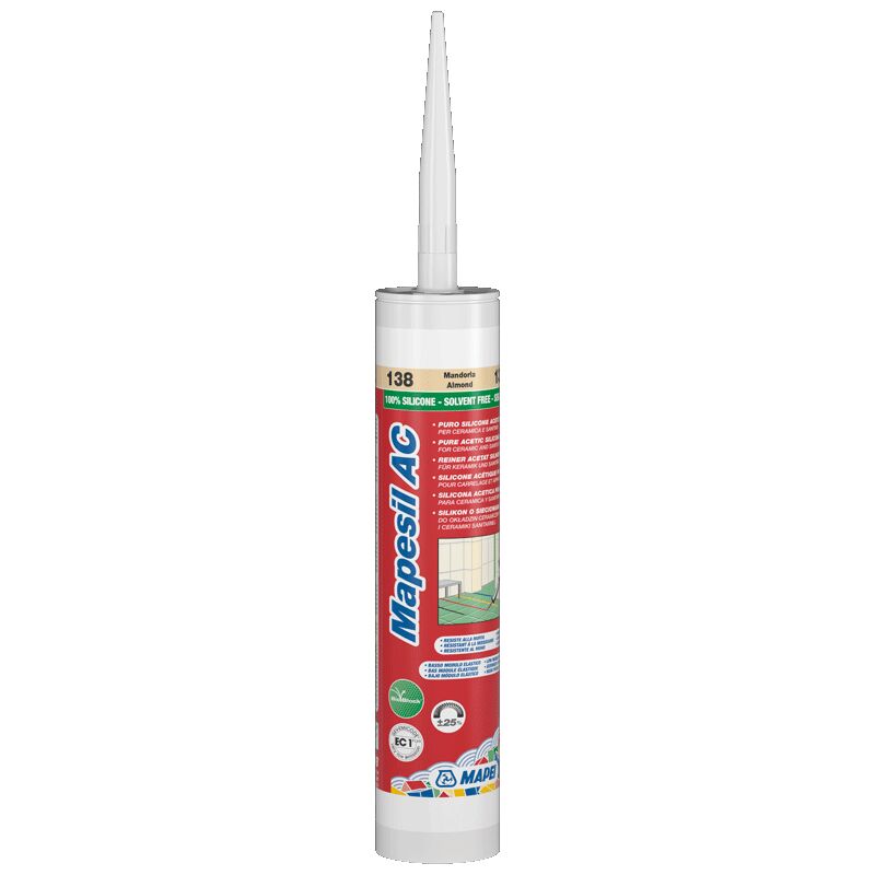 foto del prodotto mapesil ac n.120 colore nero 310 ml cartuccia silicone