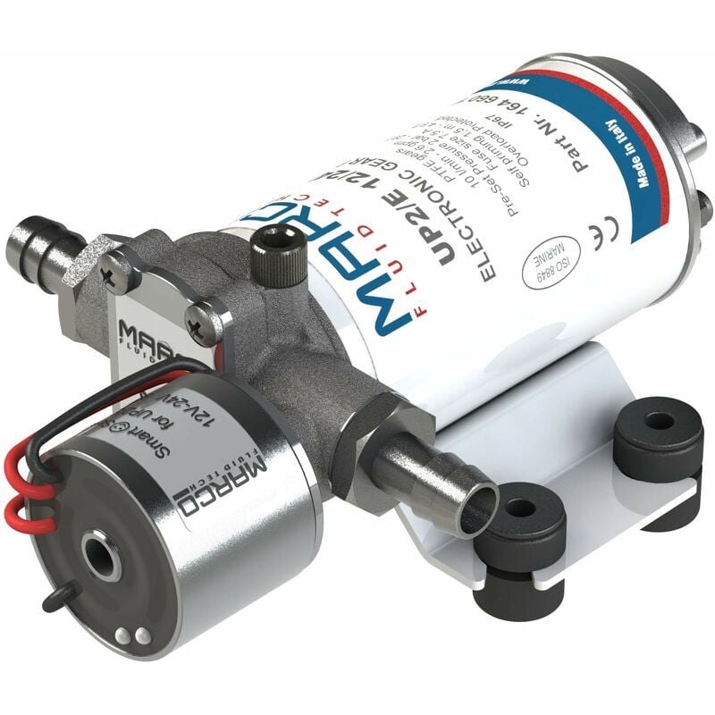 foto del prodotto mar co marco up2 e 12 24v pompa autoclave 10 l min 2 bar con controllo elettronico, bianca