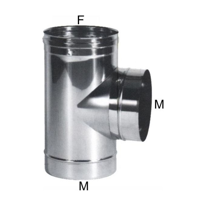 foto del prodotto maral gomito t inox 8 laterale m