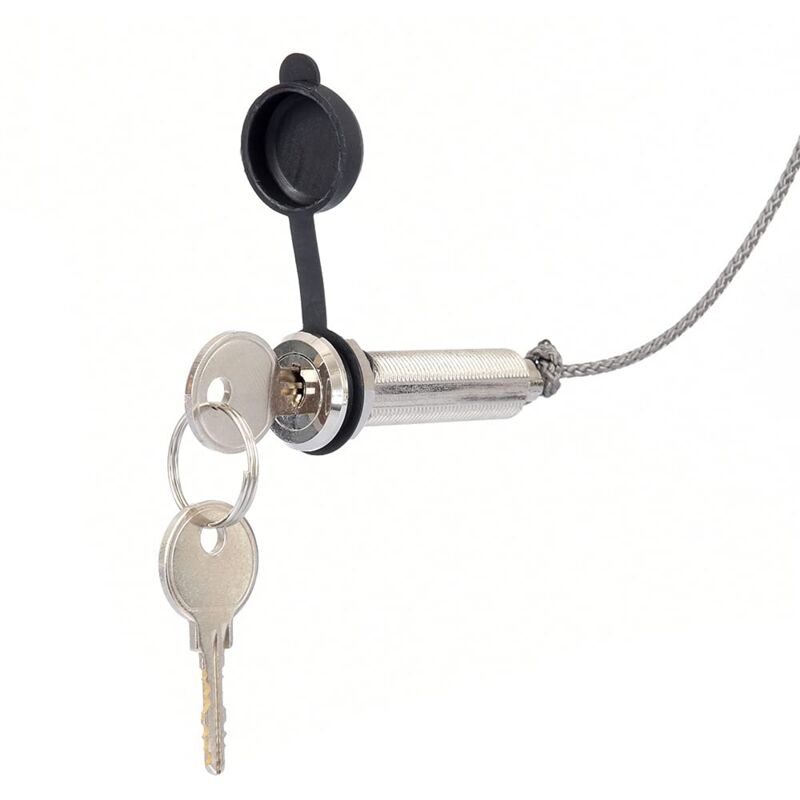 foto del prodotto marantec special 306 sblocco di emergenza per porte sezionali, 13 mm, per sblocco meccanico dalla porta del garage, colore argento