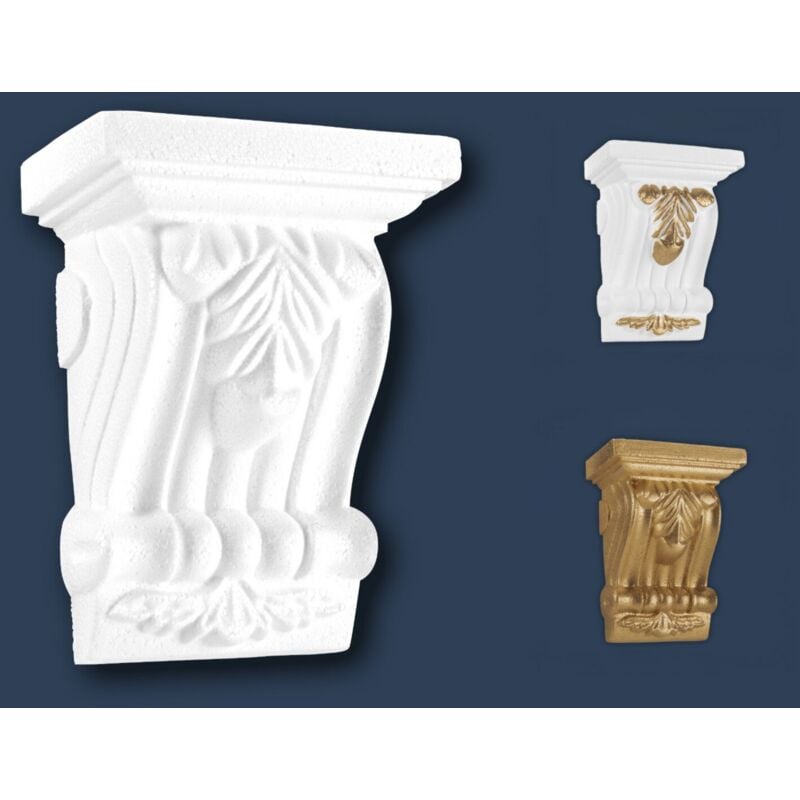 foto del prodotto marbet design console da parete xps oro bianco console in stucco ornamento decorazione da parete k 01 de , wei de 