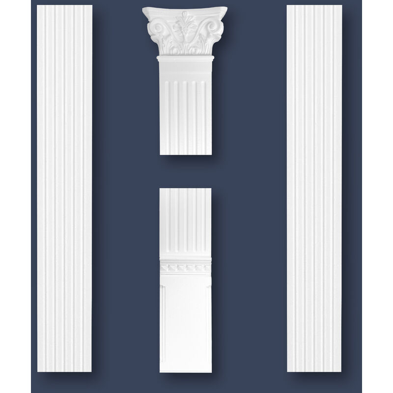 foto del prodotto marbet design pilastro styrofoam parete pila stucco decorazione colonna flauto pl 01 de , wei de 