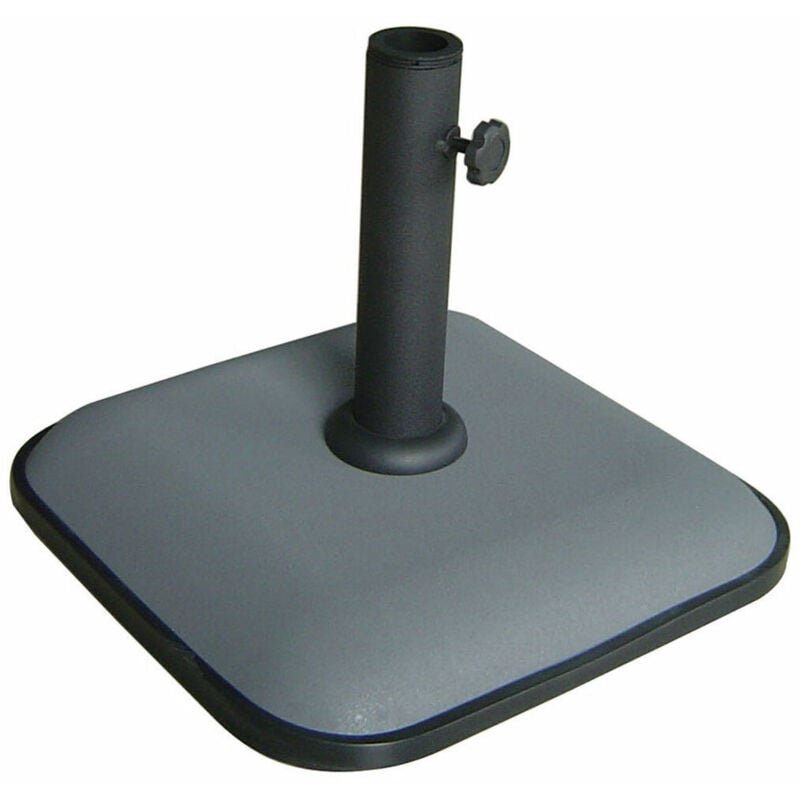 foto del prodotto marbueno base ombrellone quadrato cemento 35x35x5,2 cm 11kg grigio giardino 10454