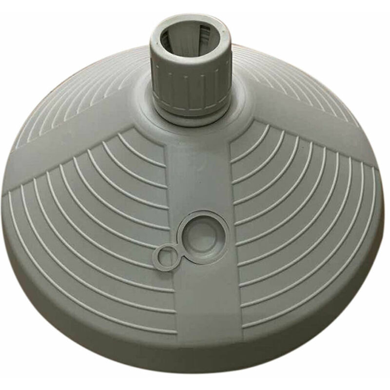 foto del prodotto marbueno base ombrellone rotonda plastica 38x38x14 cm 10l bianco giardino, piscina 10502
