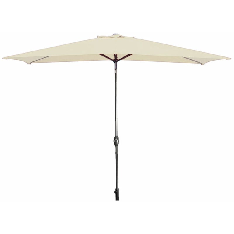 foto del prodotto marbueno ombrellone acciaio 8 stecche 200x300 cm poliestere beige giardino, piscina