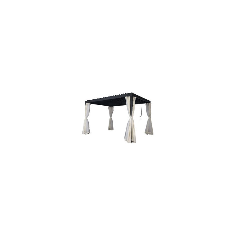 foto del prodotto marca gazebo pergola con lamelle orientabili mt. 3x4x2,4h