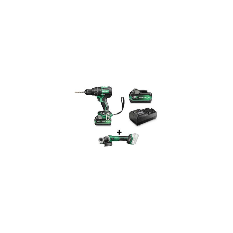 foto del prodotto marca hikoki hitachi combopack trapano c perc smerigl 125mm
