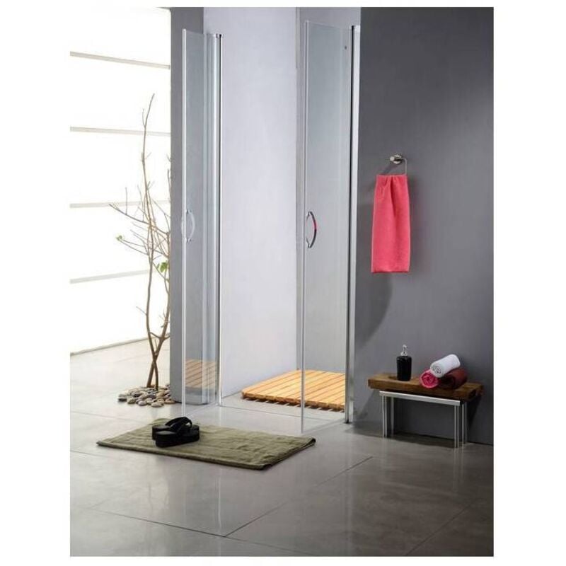 foto del prodotto marca - nicchia doccia trasparente sp. 6 mm. 90x190 saloon yosemite