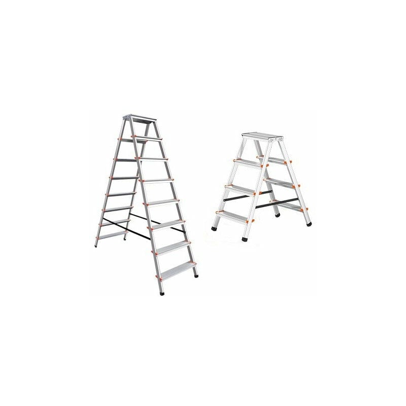 foto del prodotto marca scala in alluminio doppia salita con cavetto di rinforzo tip tap brixo 5 gradini