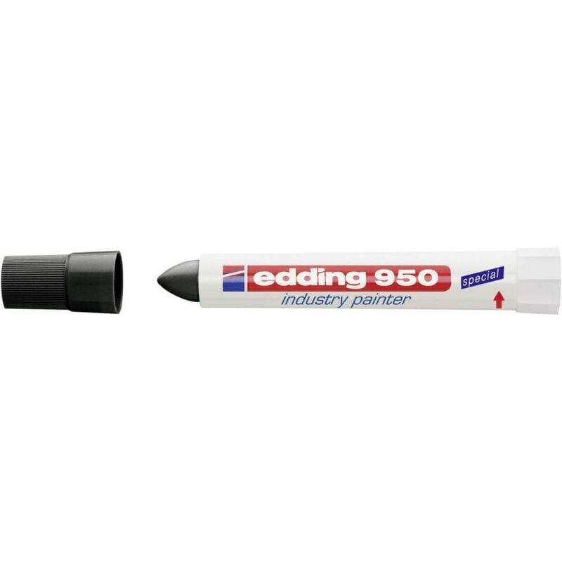 foto del prodotto marcatore industriale 4 950001 nero resistente all acqua s edding