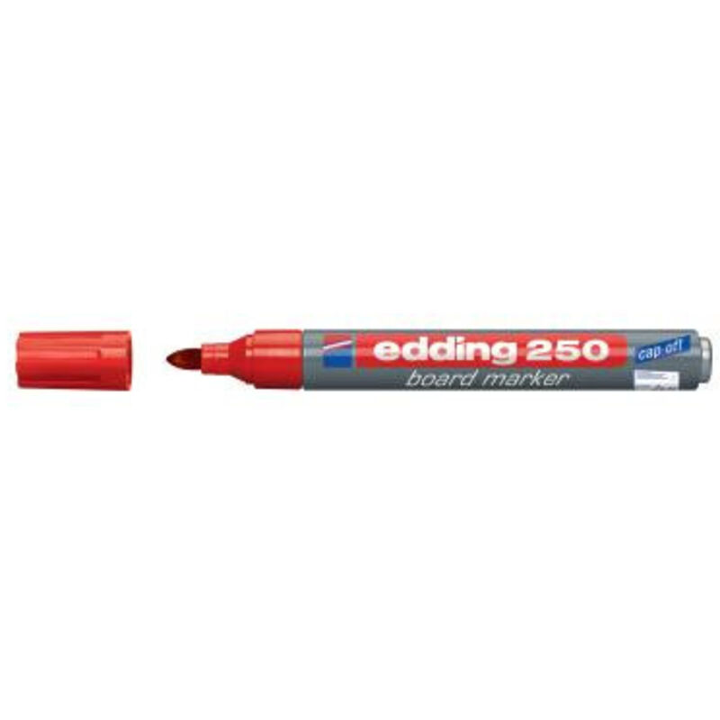 foto del prodotto marcatore per lavagna edding 250 rosso 4 250002 4250002 