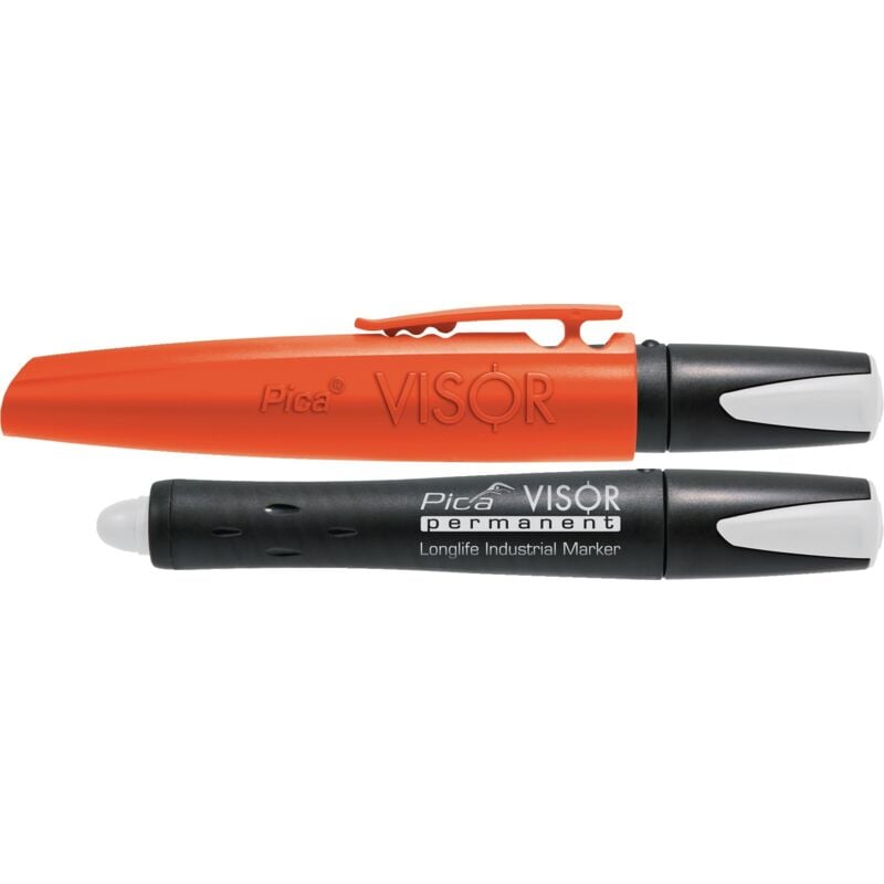 foto del prodotto marcatori industriali visor permanente bianco resistente all'acqua