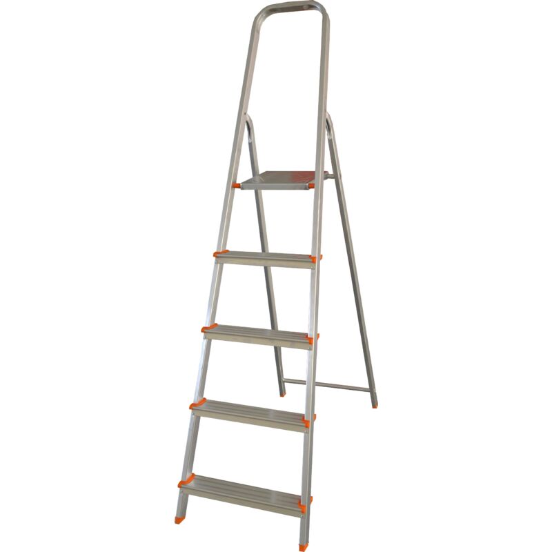 foto del prodotto marchetti scala in alluminio uso domestico stella basic a 7 pioli made in italy