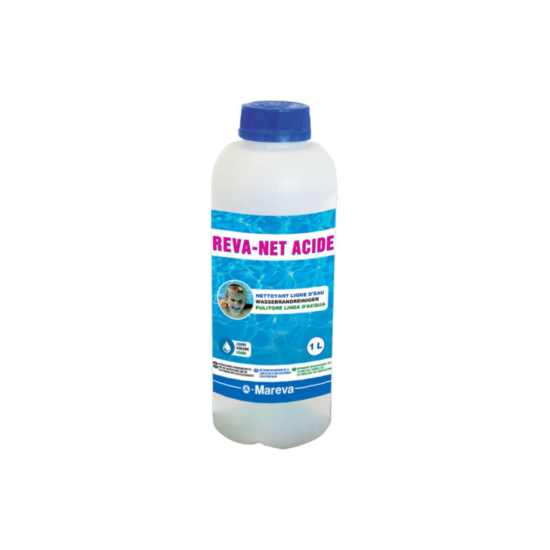 foto del prodotto mareva reva net detergente per linee d acqua acide 1 l 150011u