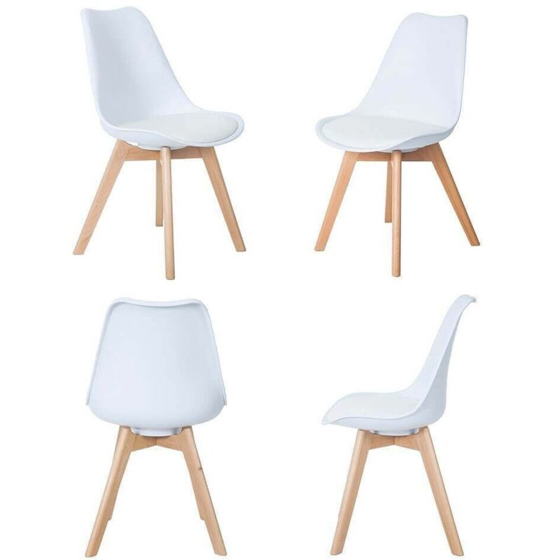 foto del prodotto margot sedia nordica imbottita set da 6