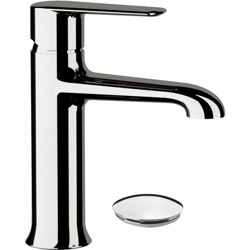 foto del prodotto mariani rubinetto miscelatore monocomando lavabo in ottone armonia cromato