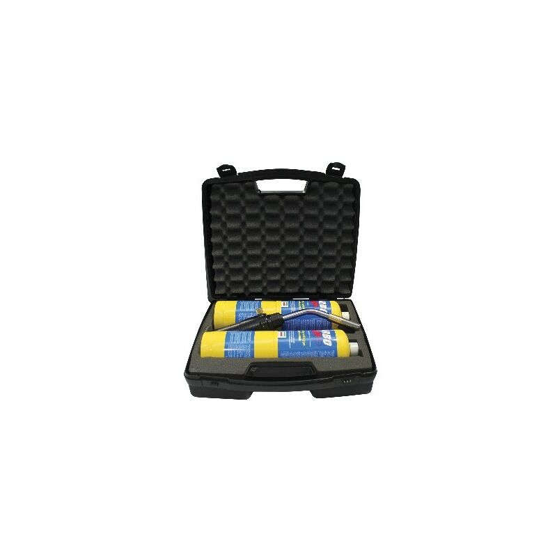 foto del prodotto marie kit saldatura con 2 ricariche turbo map cannello