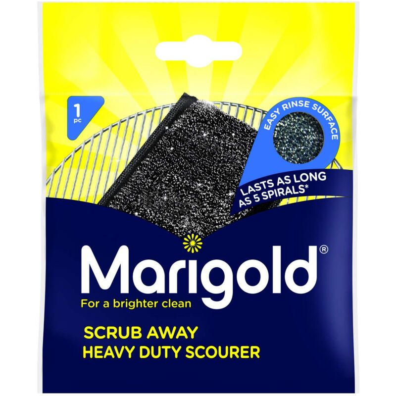 foto del prodotto marigold scrub away tampone abrasivo in acciaio inox 20 confezioni da 1 , inossidabile, grigio, 11 x 1.8 x 15.5 cm