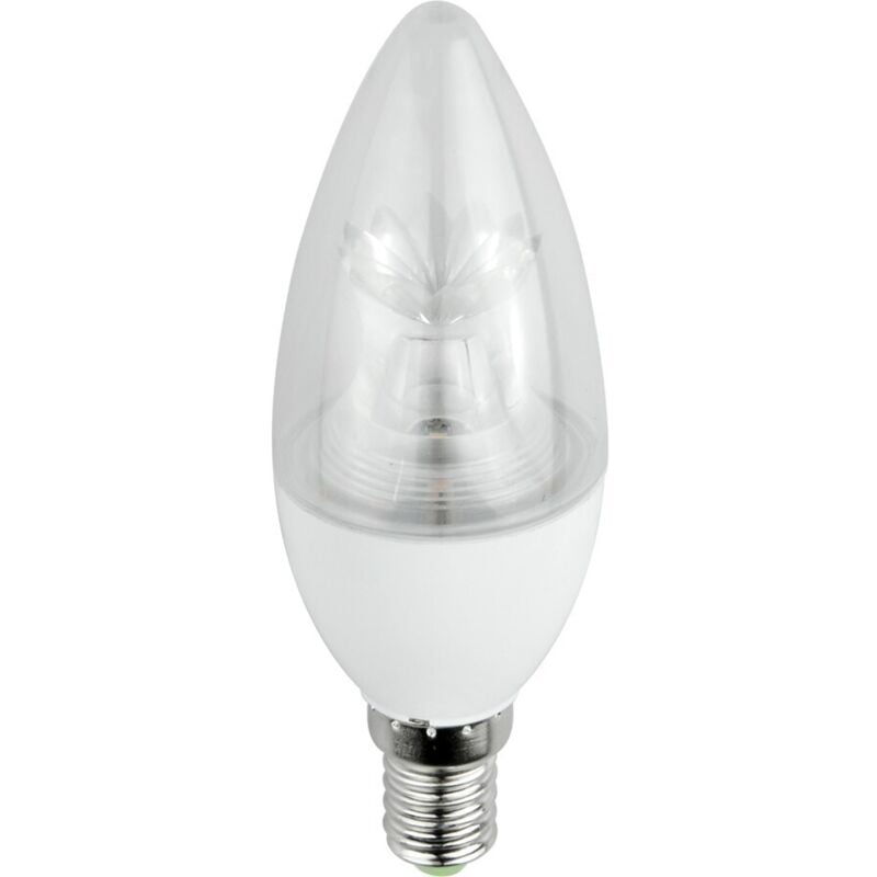 foto del prodotto marino cristal lampadina oliva led trasp. std 7w 230v e14 2700k cod. 21438 