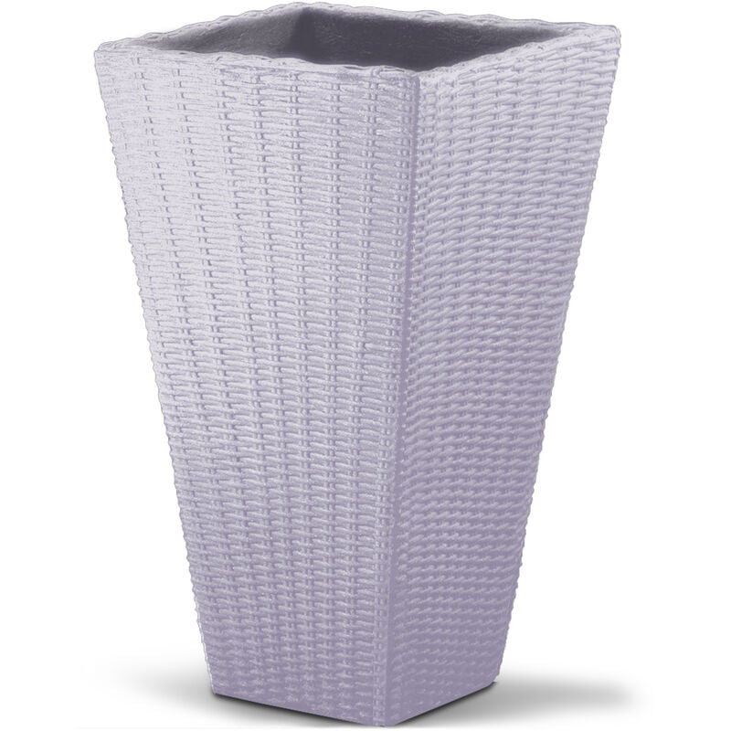foto del prodotto markenartikel deuba fioriera da esterno 70x40x40cm resistente alle intemperie 59 litri vaso fiori per ingresso marrone