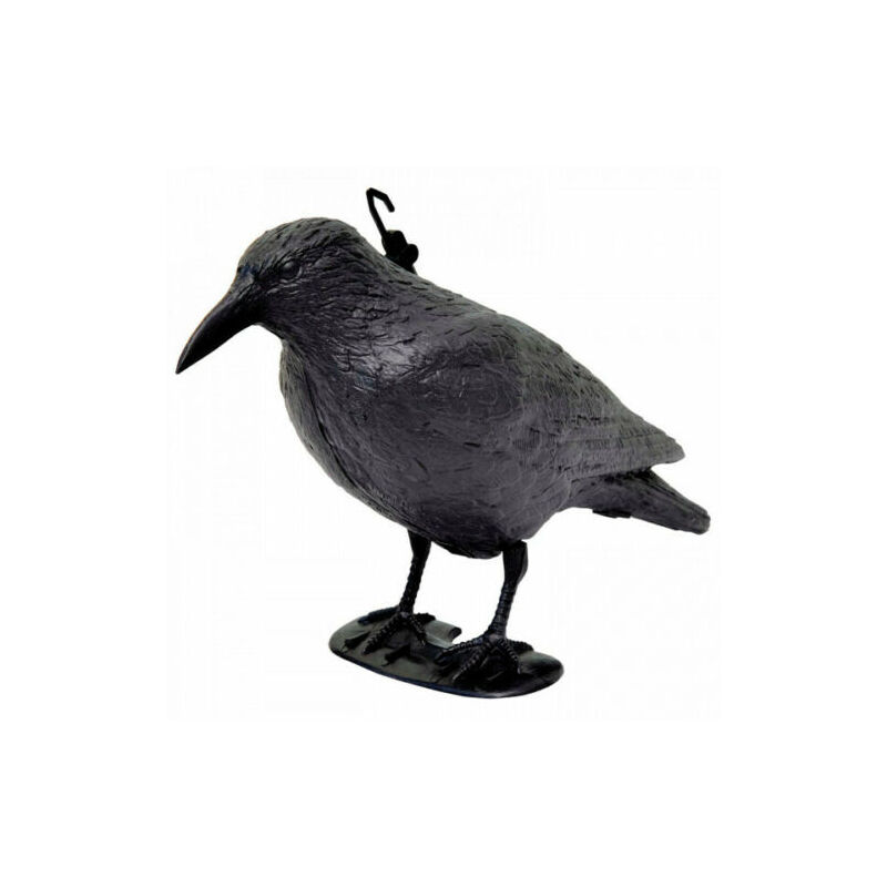 foto del prodotto markenartikel statua spaventapasseri corvo 35cm statua dissuasore spaventa passeri piccioni colombi
