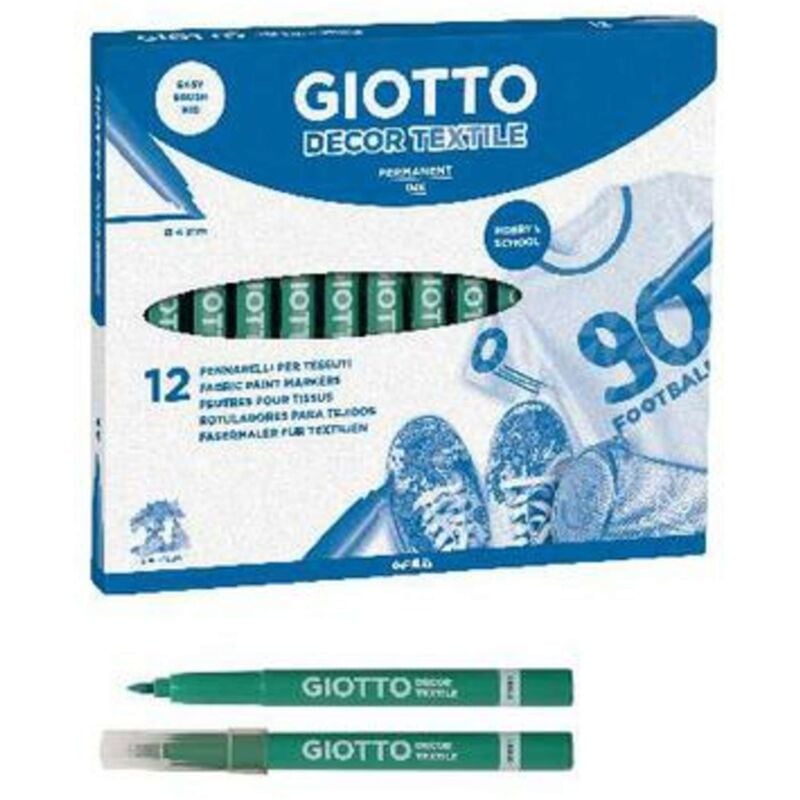 foto del prodotto marker giotto textile verde x12