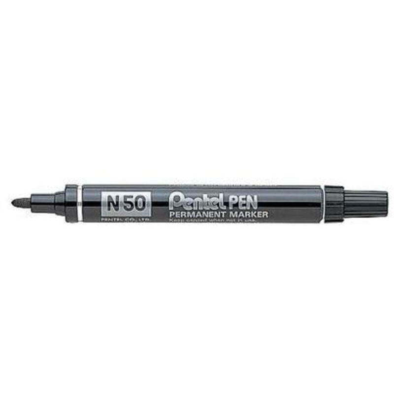 foto del prodotto marker punta tonda n50 nero x12