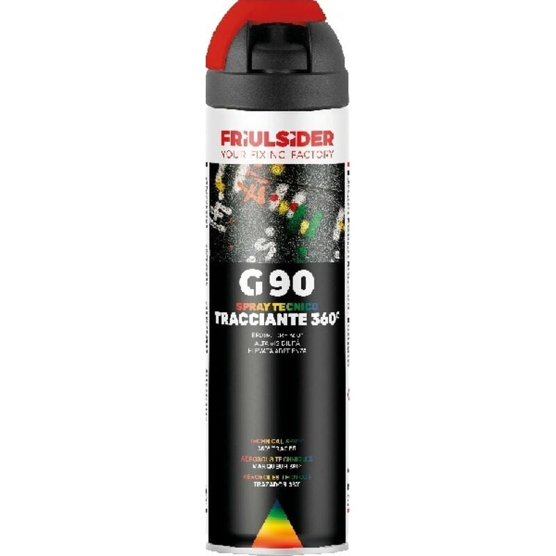 foto del prodotto marker spray tracciante 360 gradi fluo rosso 500ml