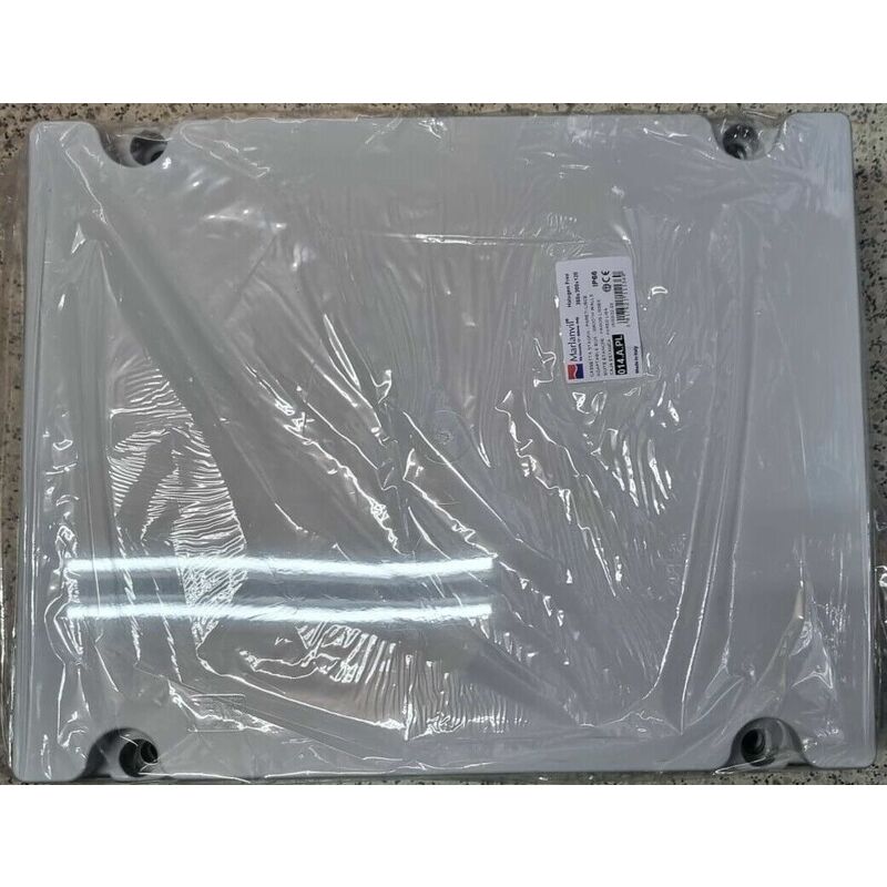 foto del prodotto marlanvil cassetta scatola stagna 380x300x120mm pareti lisce ip65 derivazione 014apl