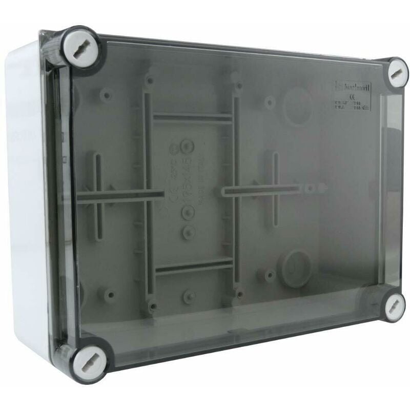 foto del prodotto marlanvil cassetta scatola stagna ip66 190x140x70 009apk coperchio trasparente