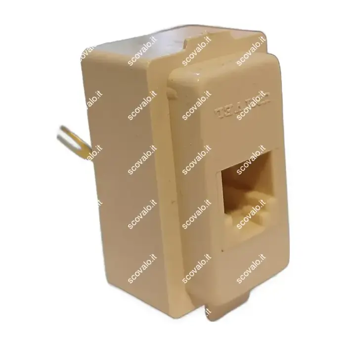 foto del prodotto marlanvil compatibile bticino magic presa telefonica rj11