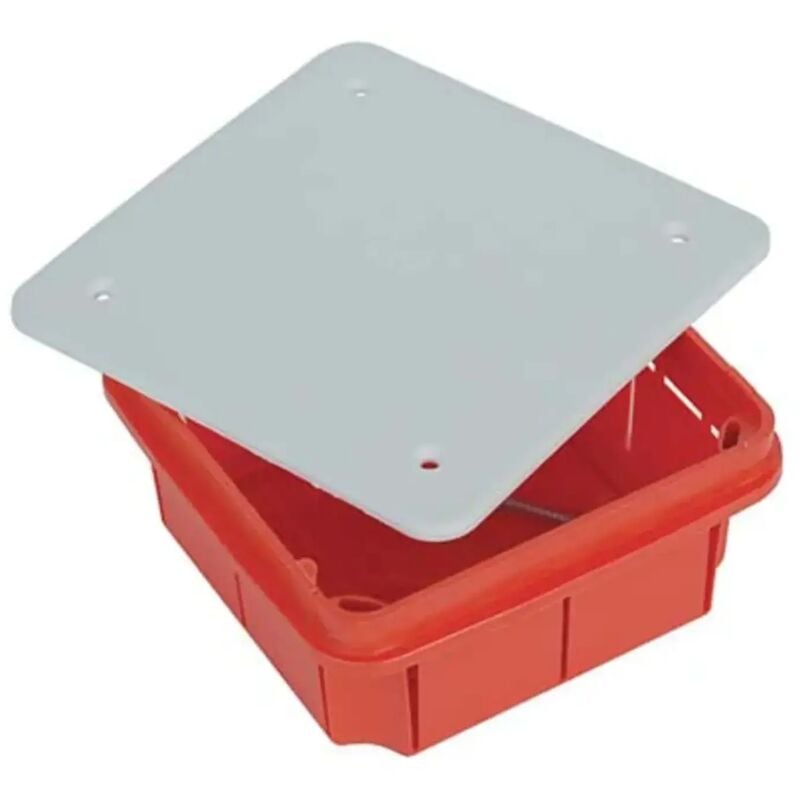 foto del prodotto marlanvil - scatola di derivazione da incasso con coperchio ip40 - mm. 92x92x45 - 1611