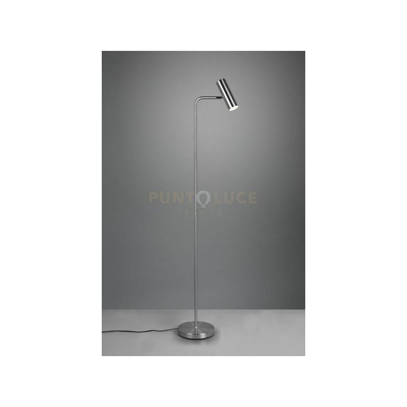 foto del prodotto marley piantana spot cilindro acciaio h. 151cm 1 luce attacco gu10