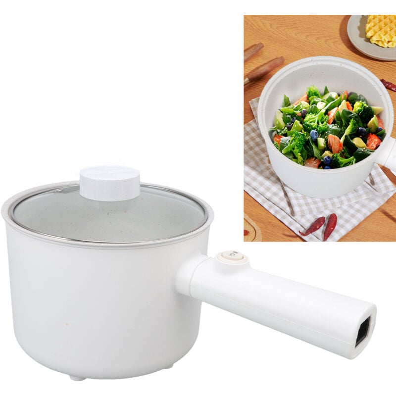 foto del prodotto marmite lectrique multifonction de grande capacit de 1,8 l pour la friture, la cuisson à la vapeur et l' bullition