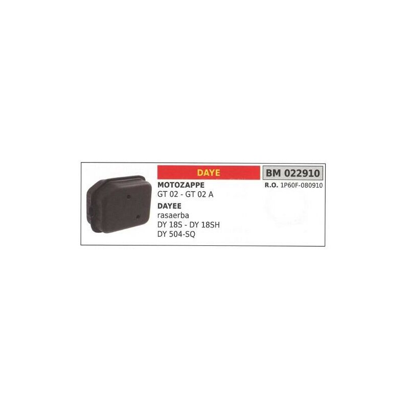 foto del prodotto marmitta daye motozappa gt 02 gt 02 a dy 18s 18sh 504 sq 022910