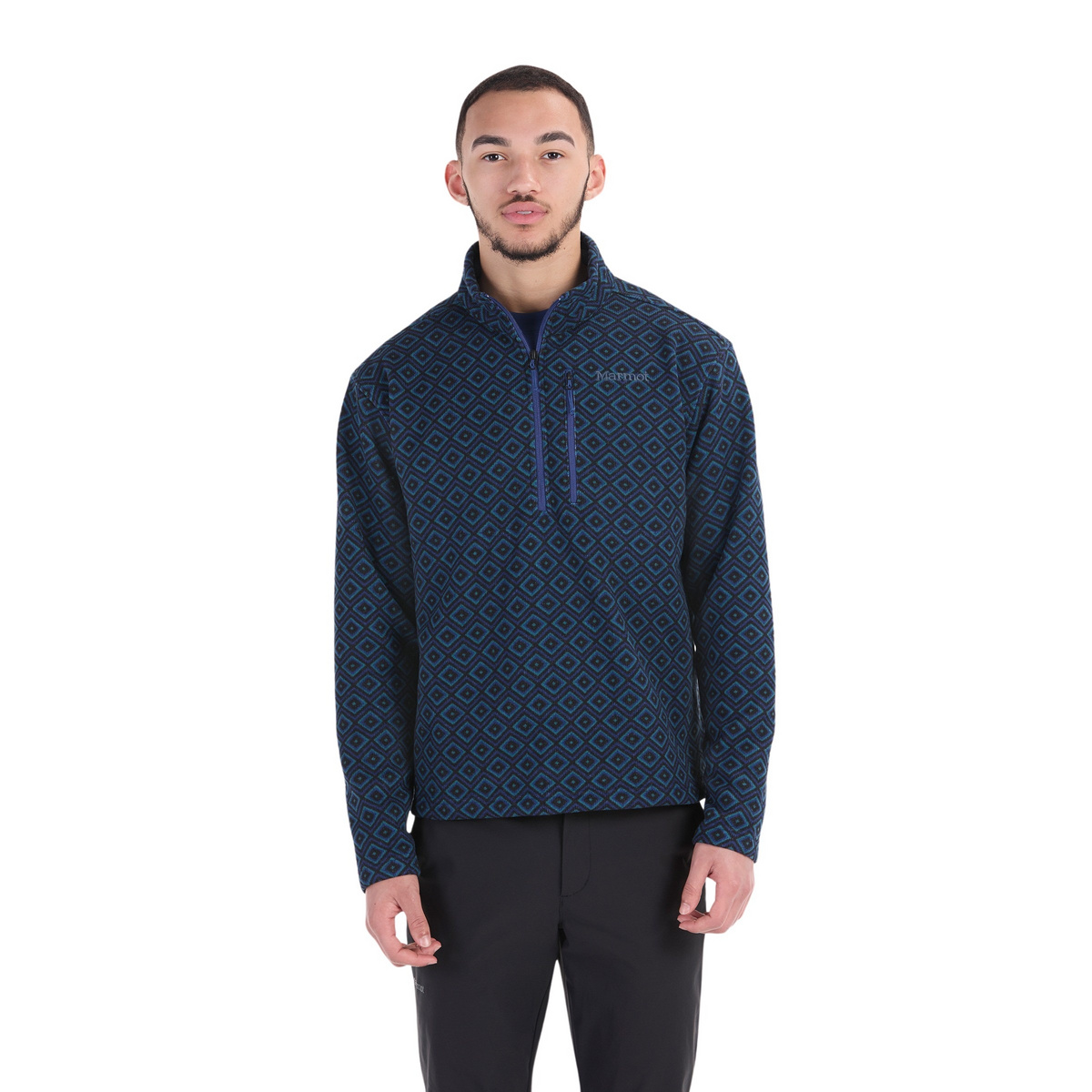 foto del prodotto marmot uomo pullover heavyweight drop line printed 1 2 zip