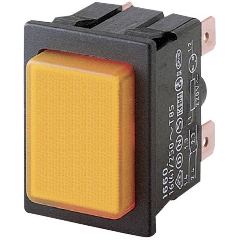 foto del prodotto marquardt 1662.0101 1662.0101 pulsante 250 v ac 16 a 1x off on momentaneo l x l 25 mm x 33 mm ip40 1 pz.