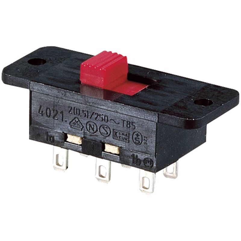 foto del prodotto marquardt 4021.0801 4021.0801 interruttore a slitta 250 v ac 5 a 2 x on on ip40 1 pz.