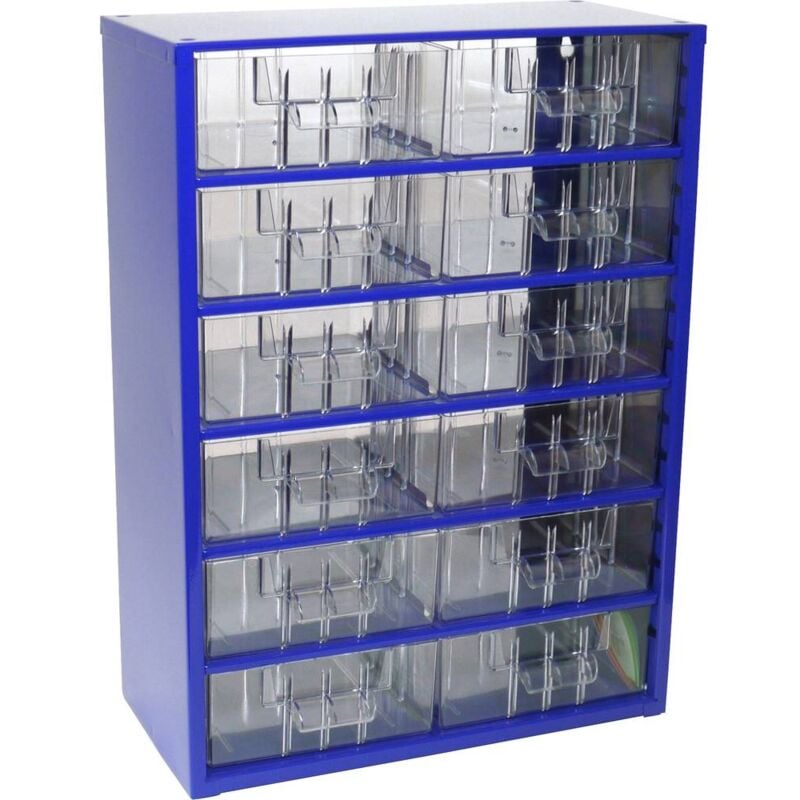 foto del prodotto mars svratka cassettiera porta minuteria l x a x p 306 x 420 x 155 mm scomparti 12 suddivisione fissa contenuto 1 pz