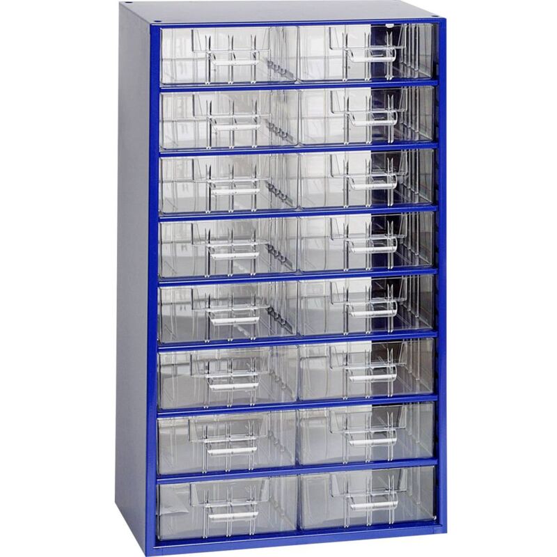 foto del prodotto mars svratka cassettiera porta minuteria l x a x p 306 x 551 x 155 mm scomparti 16 suddivisione fissa contenuto 1 pz