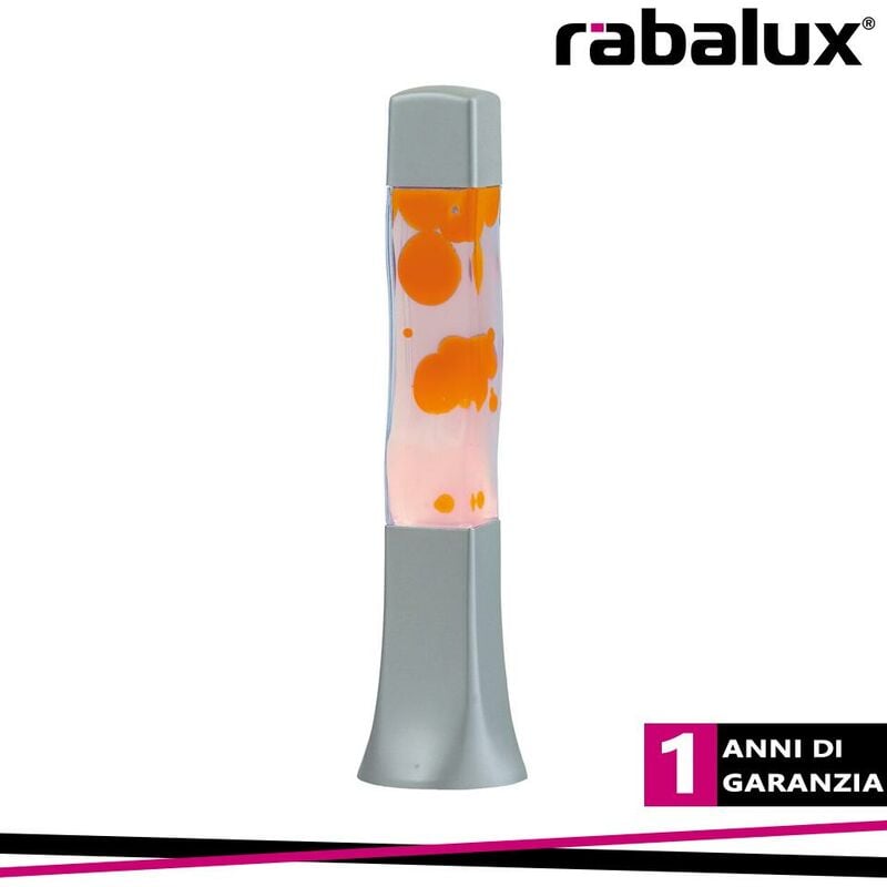 foto del prodotto marshal lavalamp e14 25w orange transp.