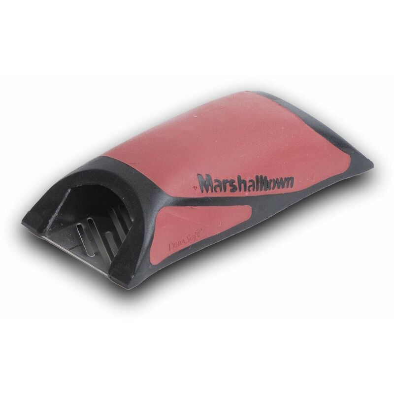 foto del prodotto marshalltown 14390 senza guide, raspa con manico durasoft, in acciaio inossidabile, lunghezza 140 mm, utensile per cartongesso, rosso