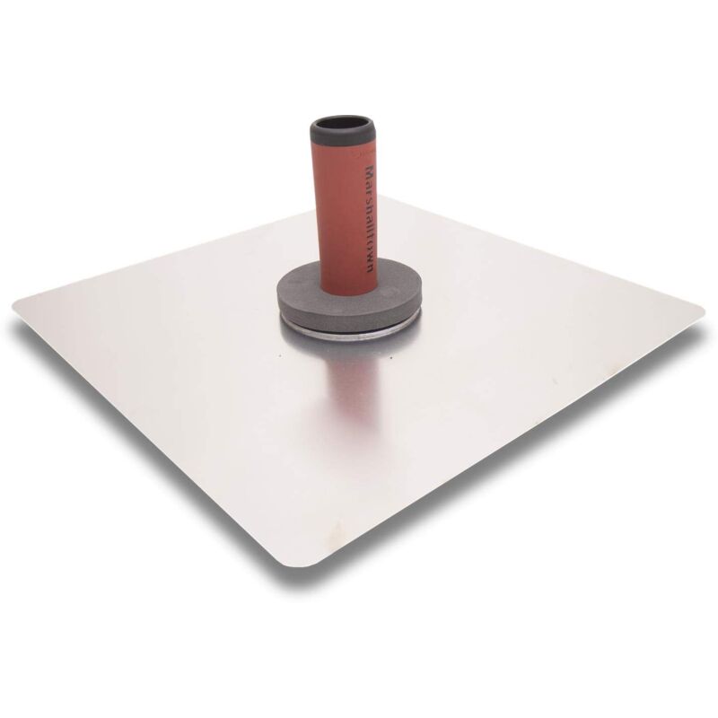 foto del prodotto marshalltown cfrattazzo hawk con manico durasoft, alluminio, dimensioni 343x343 mm