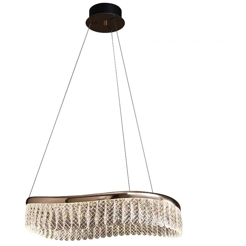 foto del prodotto marsille 80 lampada a sospensione 80cm 30w led oro bianco 3000k 6000k moderna