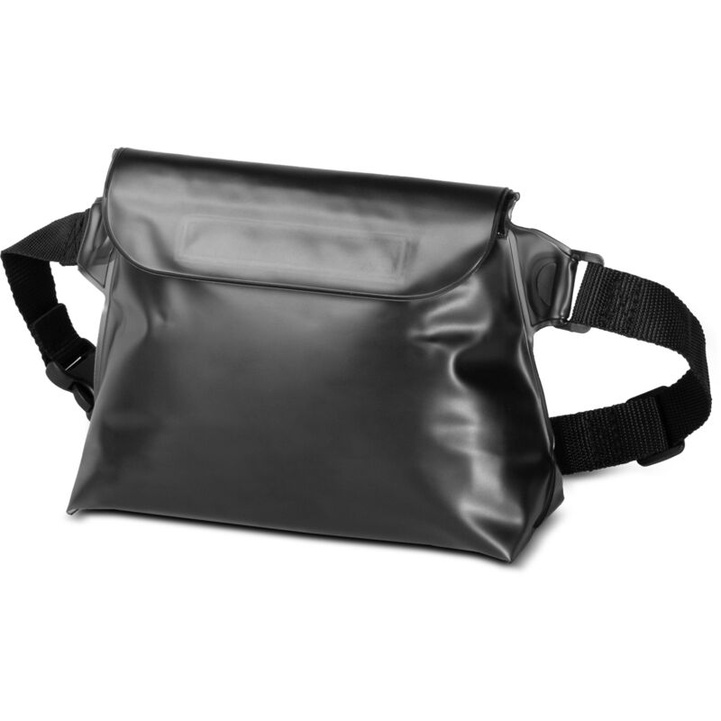 foto del prodotto marsupio impermeabile in pvc per telefono, documenti, outdoor nero