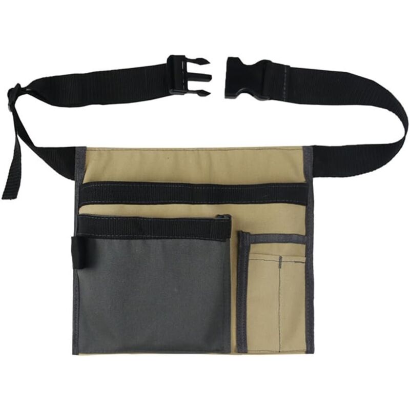 immagine 0 del prodotto marsupio multifunzionale per attrezzi da cintura, monofacciale, 6 tasche, marsupio per attrezzi da cintura, marsupio multiuso, grembiule per attrezzi